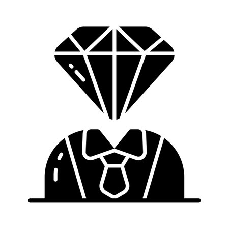 Brilliant mind vector design in modern style, ready to use iconのイラスト素材