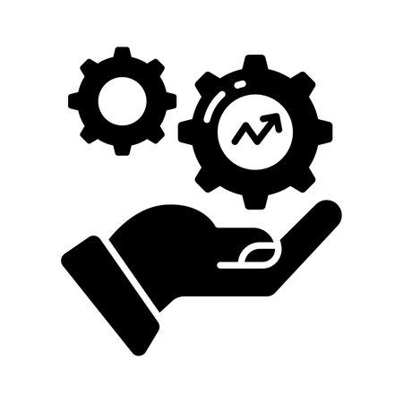 Check this carefully crafted vector of management services in trendy styleのイラスト素材