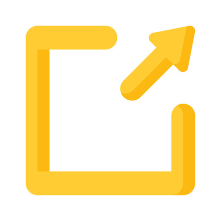 External link icon vector in trendy styleのイラスト素材