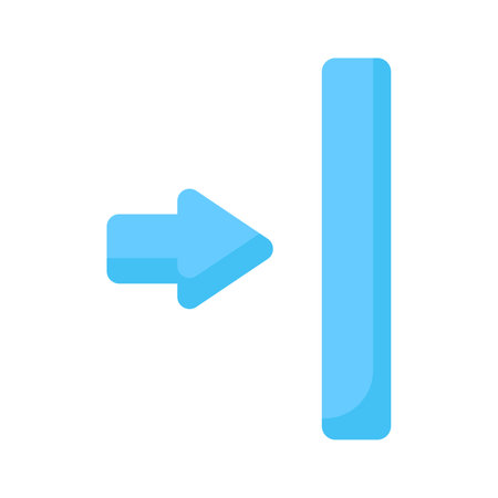 Close or logout arrow vector design isolated on white backgroundのイラスト素材