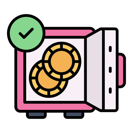 Grab this beautiful proof of stake vector design in modern styleのイラスト素材