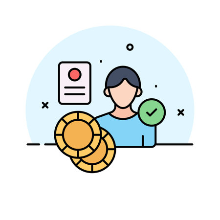 Grab this beautiful and amazing vector of bitcoin network verificationのイラスト素材