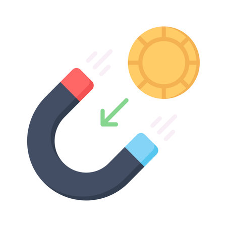 Crypto attraction vector design in modern design style, customizable vector designのイラスト素材