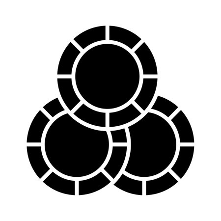 Grab this beautiful cryptocurrency token vector design isolated on white backgroundのイラスト素材