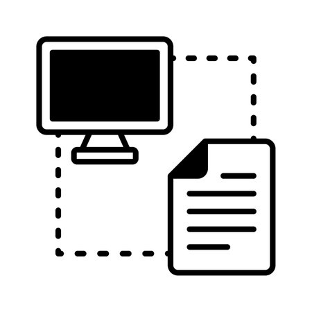 Peer to peer network vector design in modern styleのイラスト素材