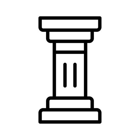 Download this premium icon of roman and greek antique column, ready to use vectorのイラスト素材