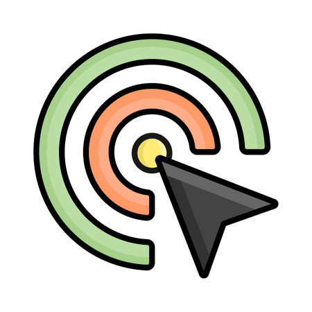 Cursor pointer vector icon in modern design styleのイラスト素材
