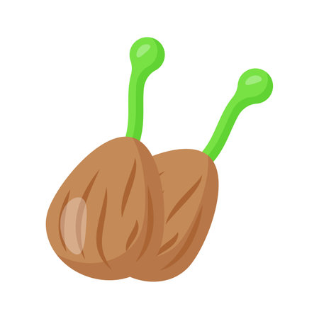 Beautifully designed icon of capers, vegetarian foodのイラスト素材