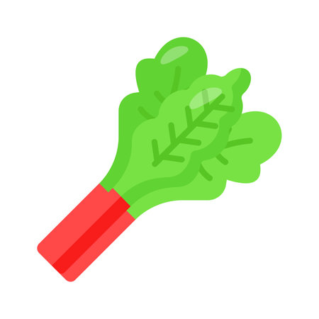 Rhubarb vector design, ready to use iconのイラスト素材