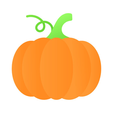 A symbol of warmth and seasonal delight for your creative projects. Pumpkin vector design, healthy and organic foodのイラスト素材