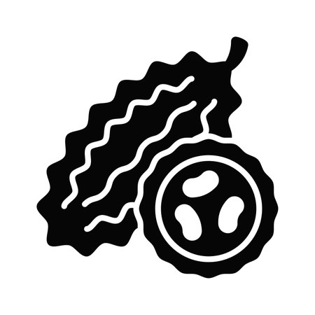 Bitter gourd vector design in modern design styleのイラスト素材