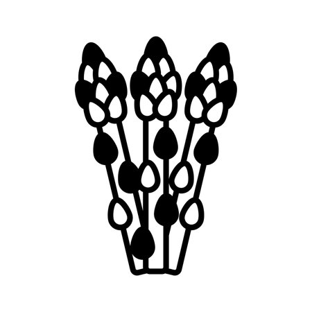 Asparagus vegetable vector design, healthy and organic foodのイラスト素材