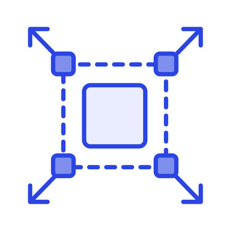 Grab this creative design vector of image resize in modern styleのイラスト素材