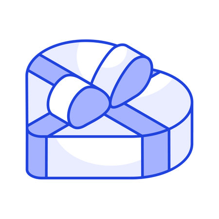 Download this beautifully designed isometric icon of gift box in trendy styleのイラスト素材