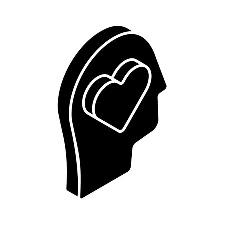 Grab this carefully crafted isometric icon of romantic mind, ready to useのイラスト素材