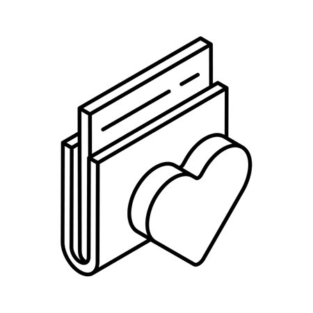 Have a look at this beautifully designed icon of romantic data storageのイラスト素材