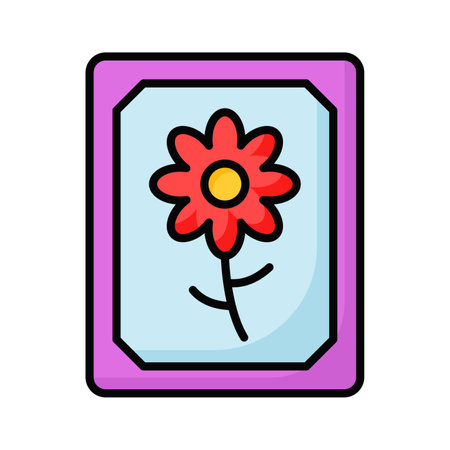 Greeting card vector design in modern style, premium iconのイラスト素材