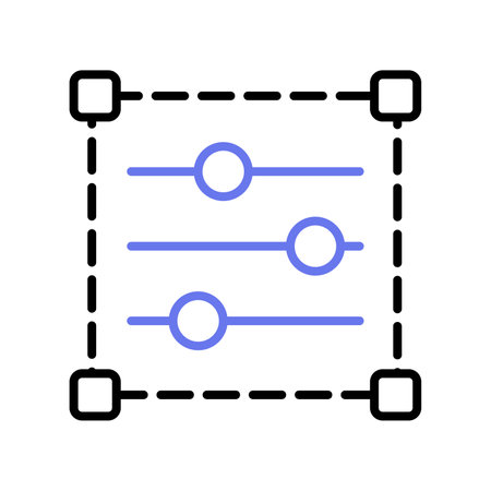Color adjustment vector design, color combination icon