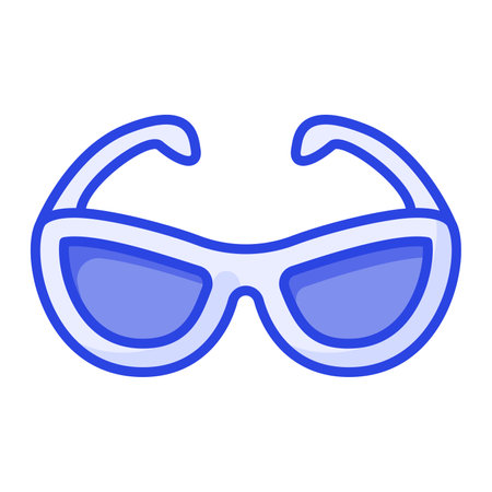 Sunglasses vector design, beach accessories vector designのイラスト素材