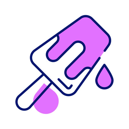 Ice cream cup in modern style, ready to use and downloadのイラスト素材