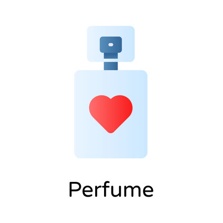 Download trendy icon of perfume, fragrance bottle vectorのイラスト素材
