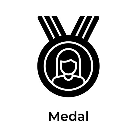 Mothers day medal vector design isolated on white backgroundのイラスト素材