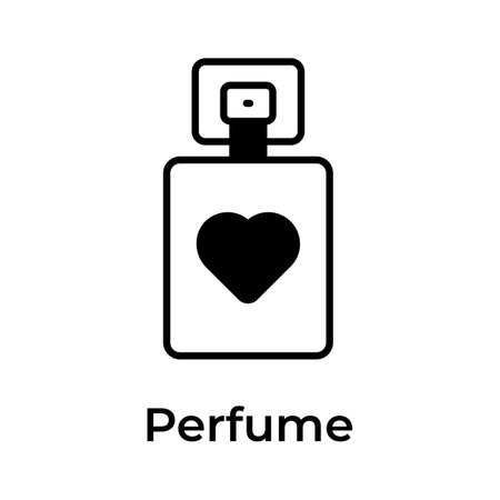 Download trendy icon of perfume, fragrance bottle vectorのイラスト素材