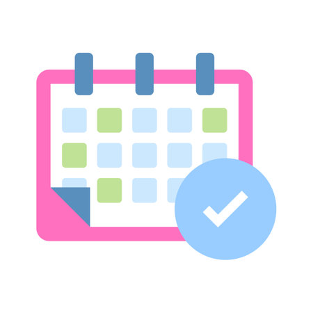 Well designed flat icon of calendar, premium quality vectorのイラスト素材