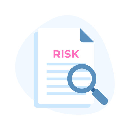 Get this amazing icon of risk assessment, risk management vector designのイラスト素材