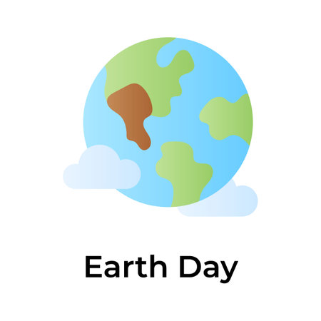 Get this amazing icon of international earth day in modern design styleのイラスト素材