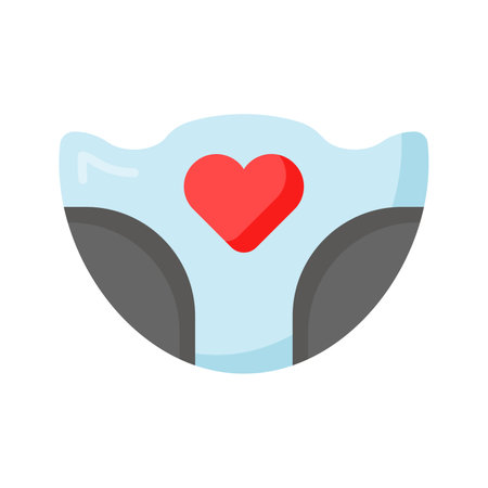 Baby nappy vector design, isolated on white backgroundのイラスト素材