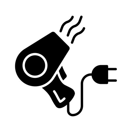 Premium and modern icon of hair dryer in trendy style, electronic applianceのイラスト素材