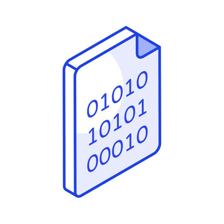 Have a look at this amazing icon of binary coding fileのイラスト素材