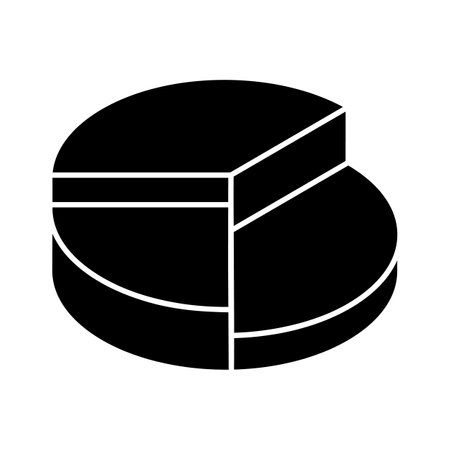 Grab this carefully crafted icon of Pie Graph, business analysis vectorのイラスト素材