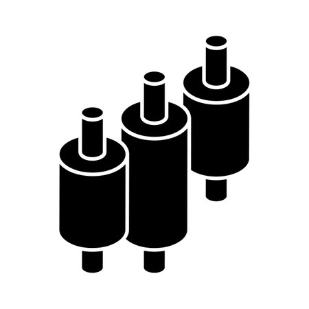 Have a look at this creatively designed isometric icon of candlestick chartのイラスト素材