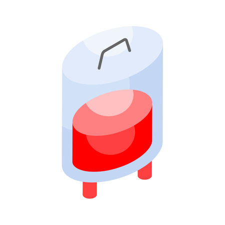 A beautiful icon of drip design in trendy isometric style, up for premium useのイラスト素材