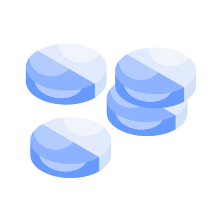 Check this carefully crafted medicine isometric icon, drugs, tablets, pills vectorのイラスト素材