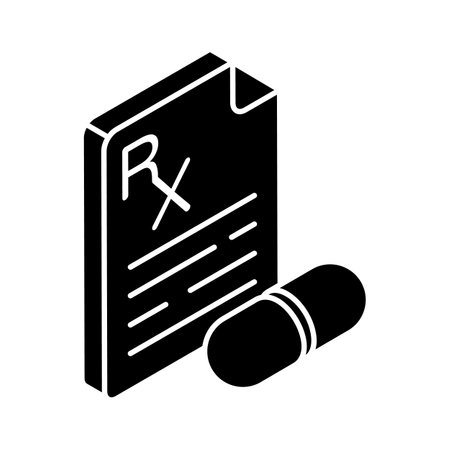 Download this amazing icon of prescription in modern styleのイラスト素材