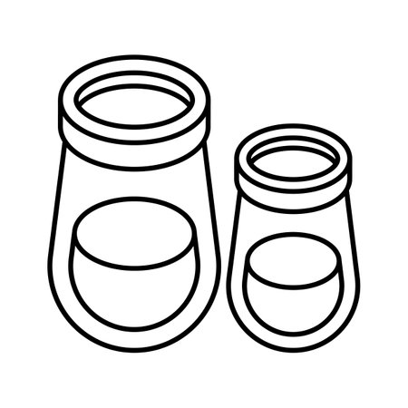 Well designed icons of test tubes, lab equipmentsのイラスト素材