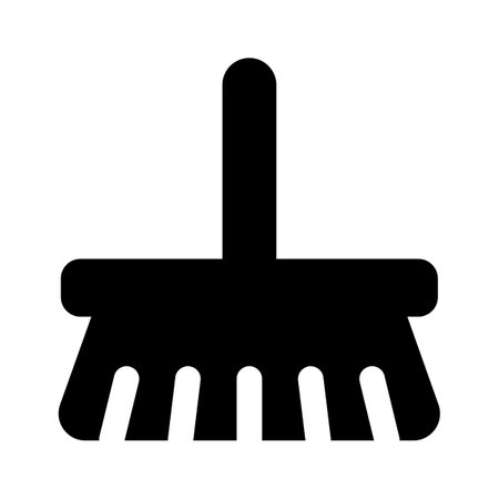 A well designed icon of broom, house cleaning vector for premium useのイラスト素材