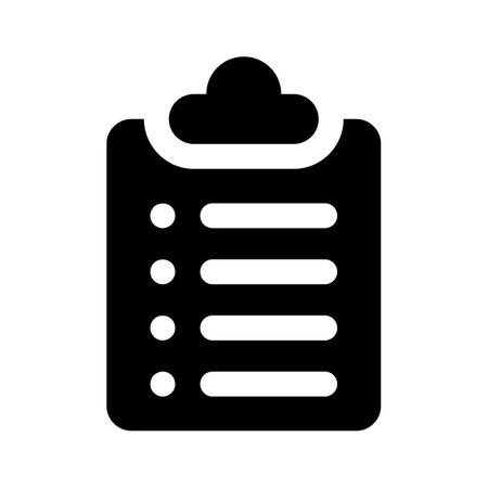 An icon of checklist in modern style, ready to use vectorsのイラスト素材