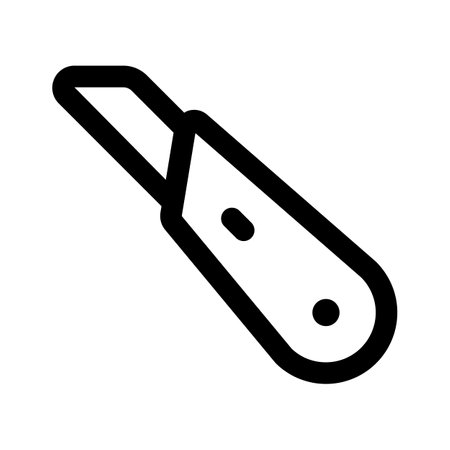 An amazing icon of cutter, cutting tool vector in modern design styleのイラスト素材