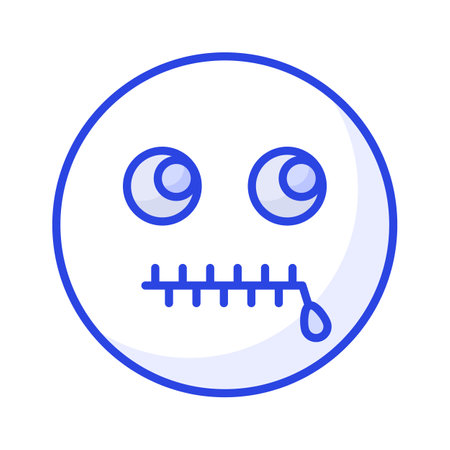 Pixel perfect secret emoji icon design, ready to use vectorのイラスト素材