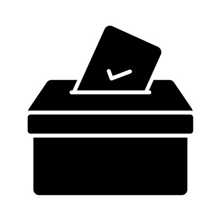 Download this premium icon of ballot box, editable vectorのイラスト素材