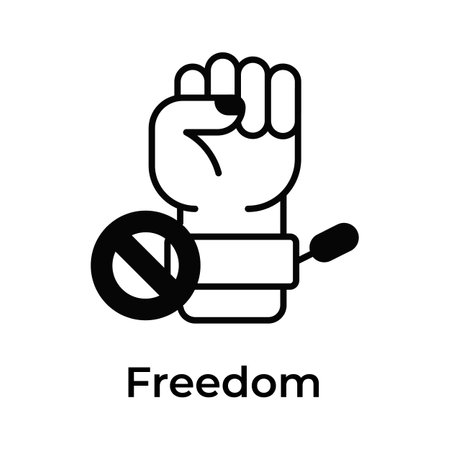 Trendy icon of freedom in editable style, ready to use vectorのイラスト素材