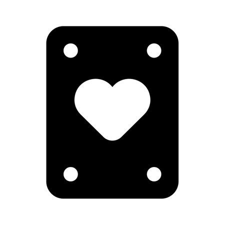 Have a look at this creative icon of poker card, ace of heartsのイラスト素材