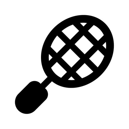 An amazing icon of squash racket, easy to use and downloadのイラスト素材