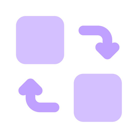 Data exchange, data transfer icon design in modern styleのイラスト素材