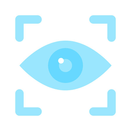 Iris recognition vector design in editale style