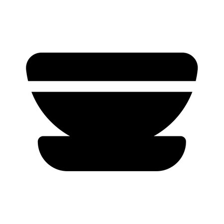 Check this beautifully designed icon of Bowl in trendy styleのイラスト素材